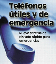 Teléfonos útiles y de emergencia